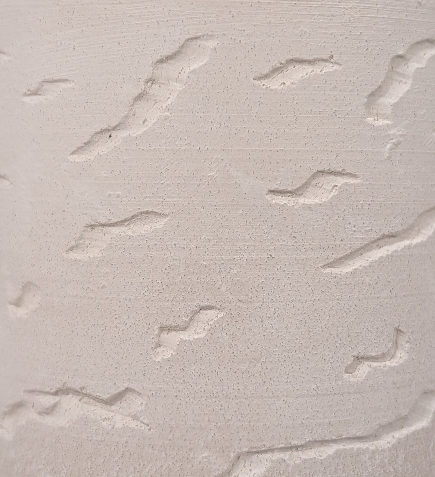 Handmade Stoneware Coffee Mug - 14oz Ridgeline White Mug Hand Thrown in Vermont