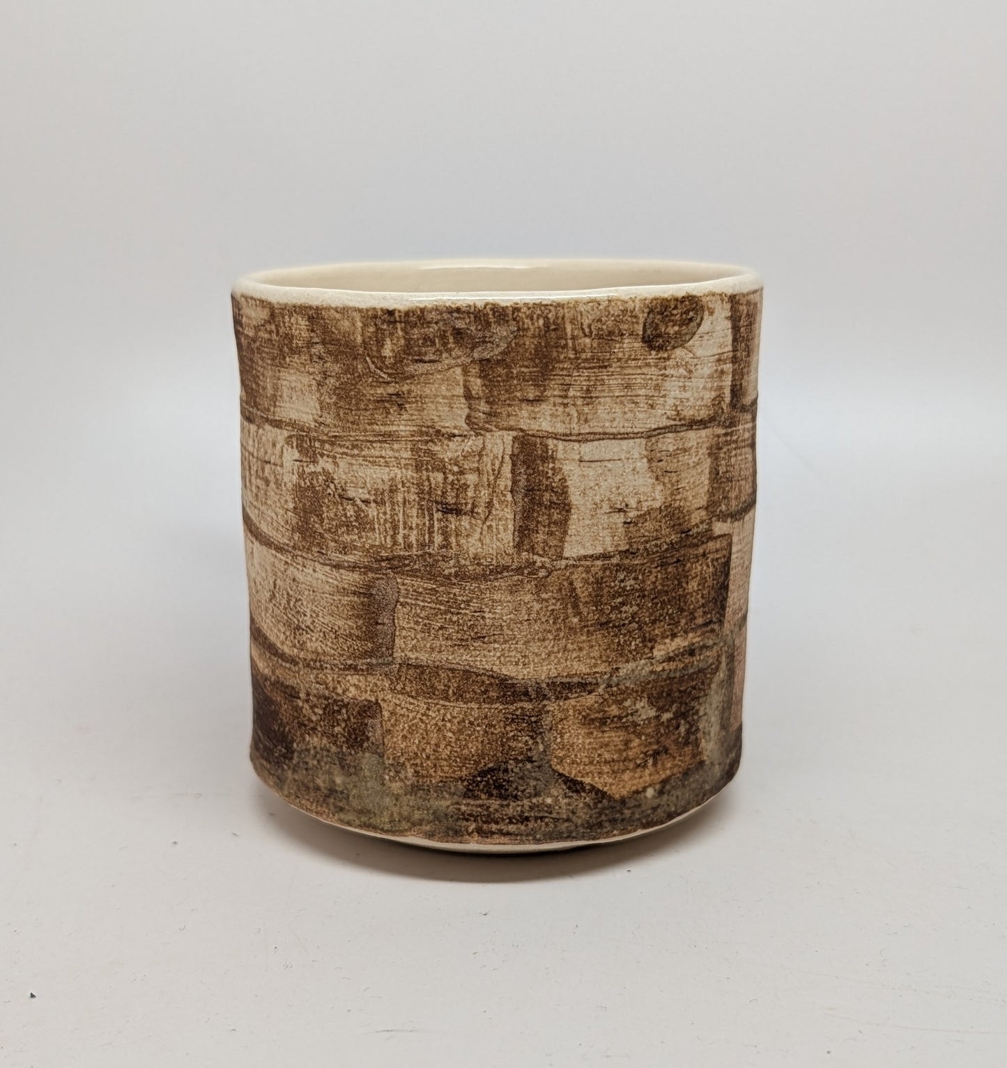 Handmade Stoneware Coffee Mug - 12oz Rustic Ceramic Hand Thrown in Vermont