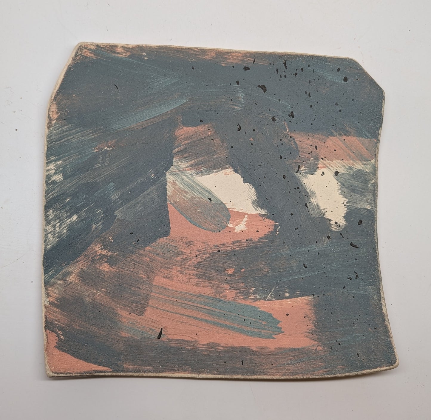 Handcrafted Stoneware Tiles - Set of 2 | Vermont Fine Art Collection #339