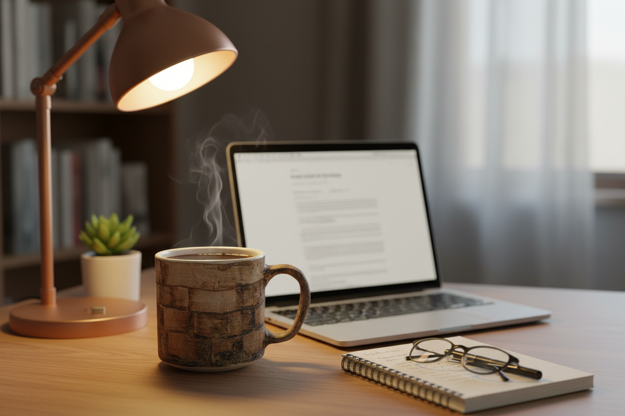 Coffee Mug Workspace