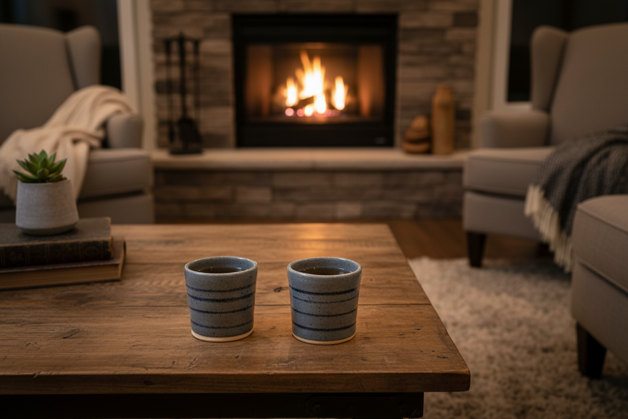 Coffee table entertaining