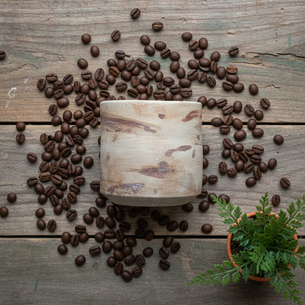 Flat lay composition