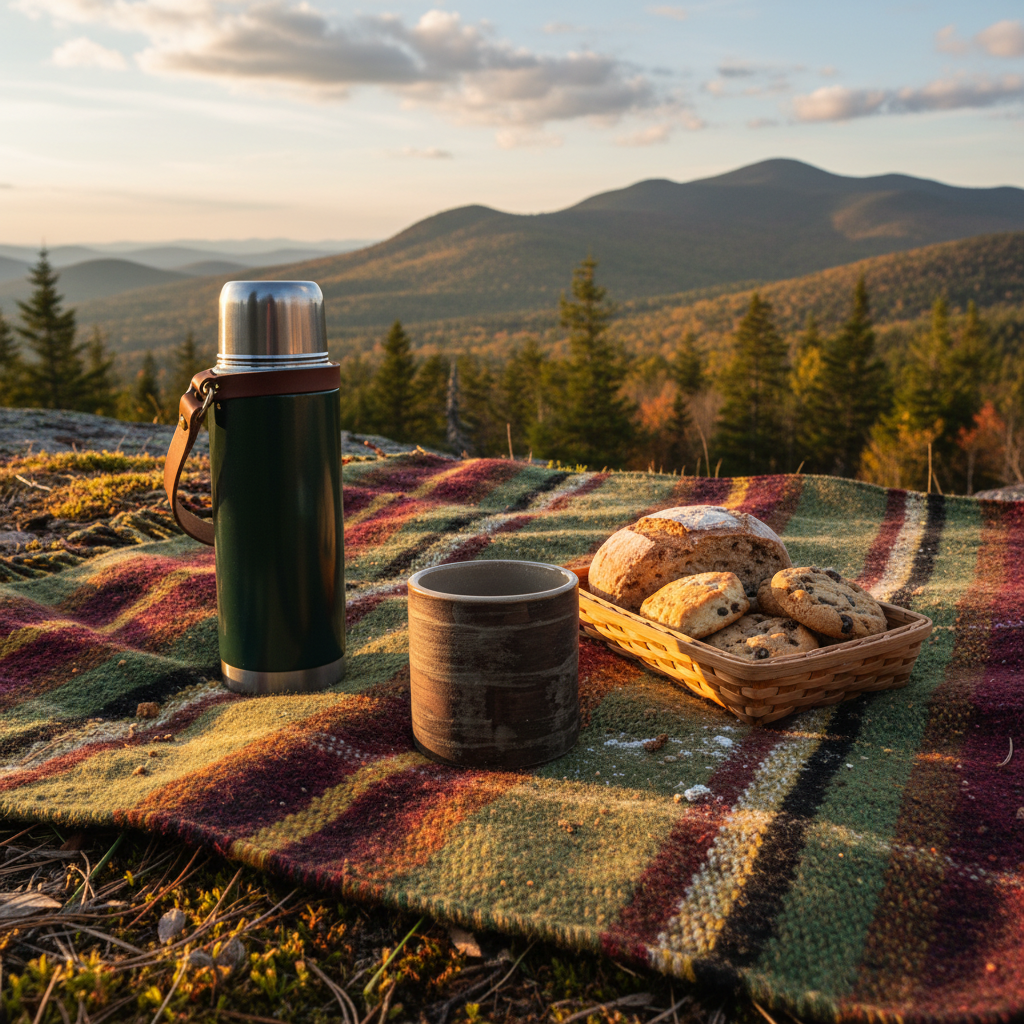 Outdoor picnic scene