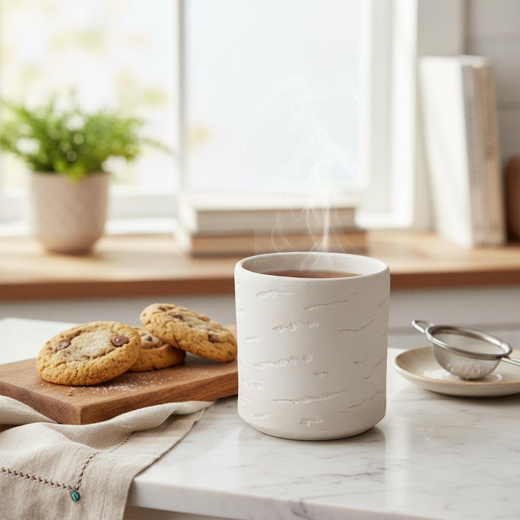 Tea time with cookies